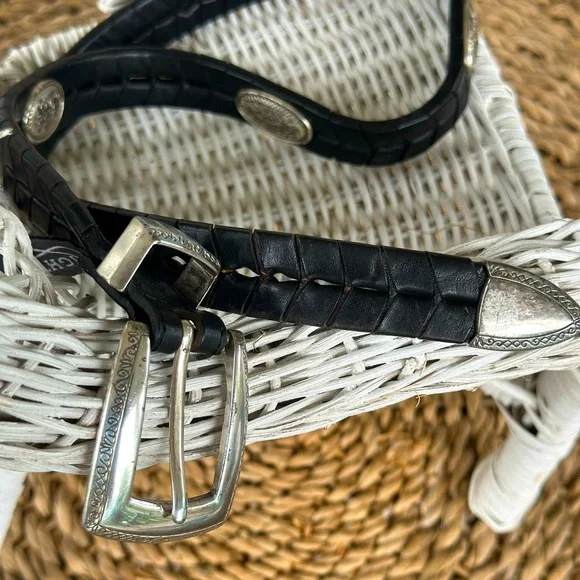 Brighton | Accessories | Brighton Black Leather Belt With  display picture 1